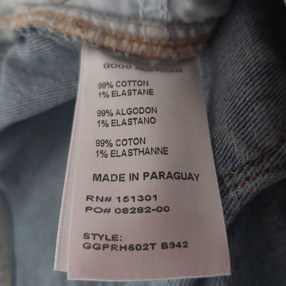 Good American Midrise Good Girlfriend Jeans - NWT size 6 /28 Inseam 25.5 - Picture 11 of 12